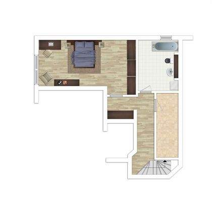 Grundriss-Skizze Gartengeschoss