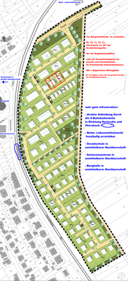 Übersichtsplan Baugebiet Holderäcker