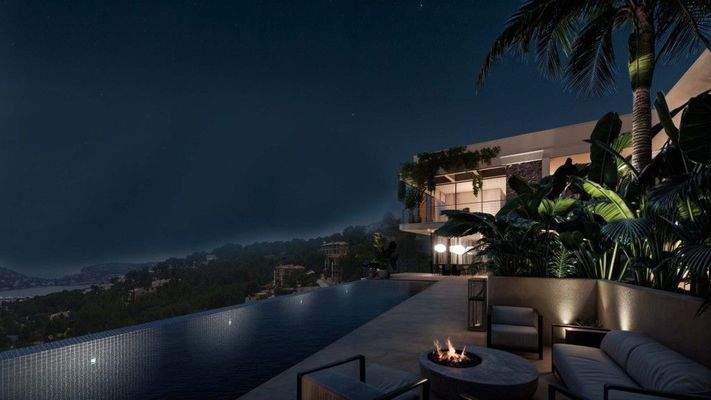 Baugrundstück mit Lizenz und Meerblick zu verkaufen in Can Borras, Puerto Andratx, Mallorca BHHS-BAL-0971