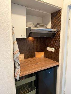 Küchenbereich in Flur