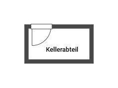 Grundriss Kellerabteil im UG