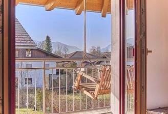 Loggia mit Bergblick