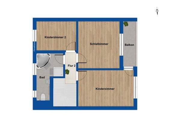 Grundriss Obergeschoss