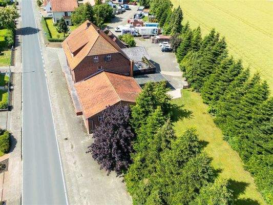 Luftbild Ansicht von der Sudwalder Straße 