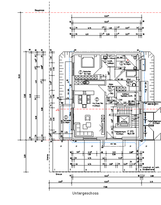 Grundriss bemaßt