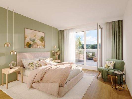 Schlafzimmer (Visualisierung)