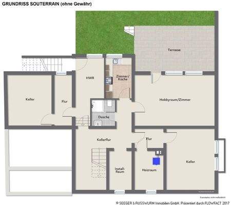 Grundriss Souterrain