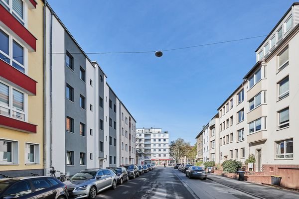 Blick in die Straße 