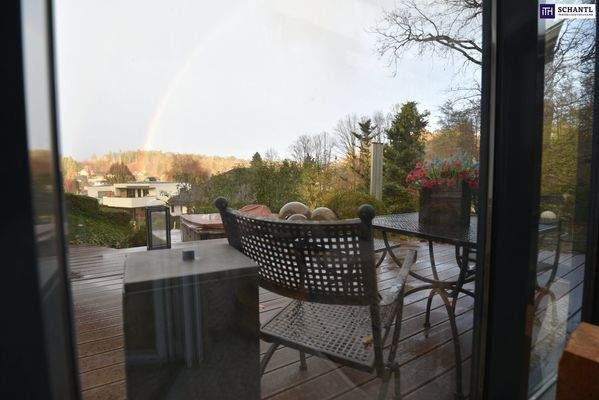 Regenbogen im Herbst