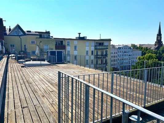 Dachterrasse Blick Osten