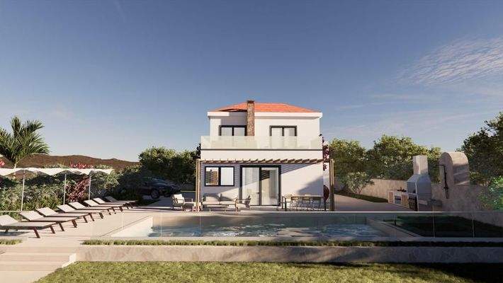 Kreta - 8-Villen- Projekt in Kirianna bei Rethymno: Freistehende Villa