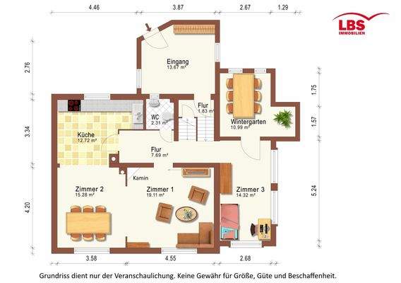 Grundriss Erdgeschoss