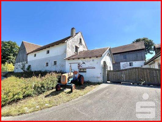 Außenansicht des Vierseithofs