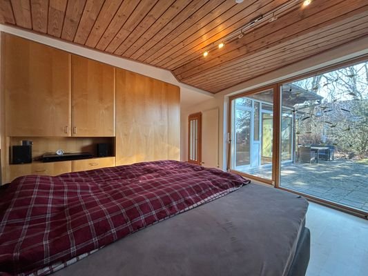 Schlafzimmer mit wunderbarem Ausblick