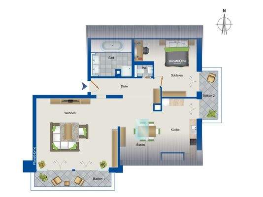 Grundriss - Dachgeschoss