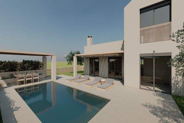 Kreta - Vamos: Schöne Maisonette mit Swimmingpool zu verkaufen - Projekt