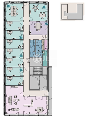3. OG links - ca. 446 m²