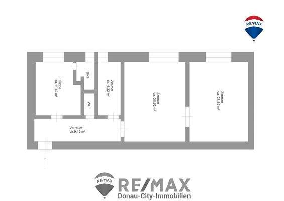 12. Mietwohnung 1040 Wien - Grundriss