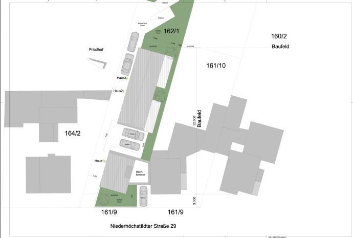 Bauträger aufgepasst Grundstück für 2 DHH und ein Einfamilienhaus