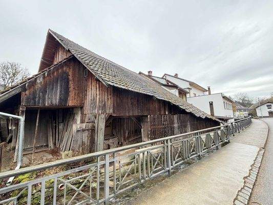 Die rückwärtige Hausansicht