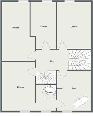 Grundriss Obergeschoß