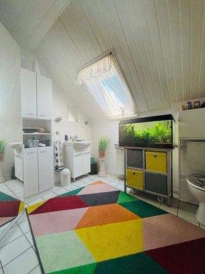 Nassraum mit WC in der 2. OG-Ebene