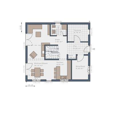 Grundriss Erdgeschoss