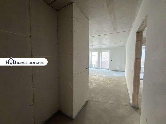 Flur - Blick in den Wohnbereich