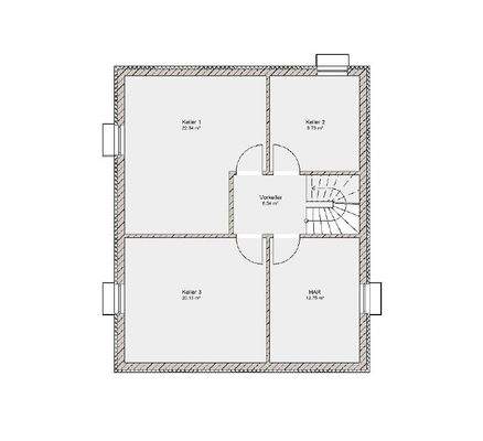 Grundriss Kellergeschoss