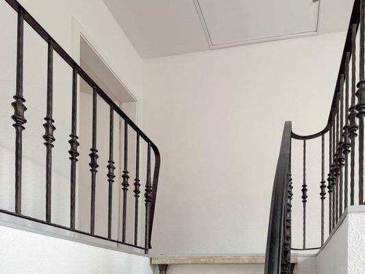 Der Treppenaufgang zur Woohnung