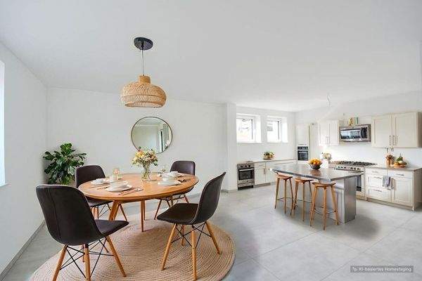 Essbereich mit Küche KI