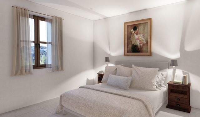 Neubau-Reihenhaus mit schöner Aussicht zum Verkauf in Fornalutx, Mallorca