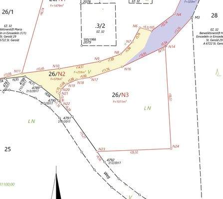 Teilungsplan_Maßstab 1:500