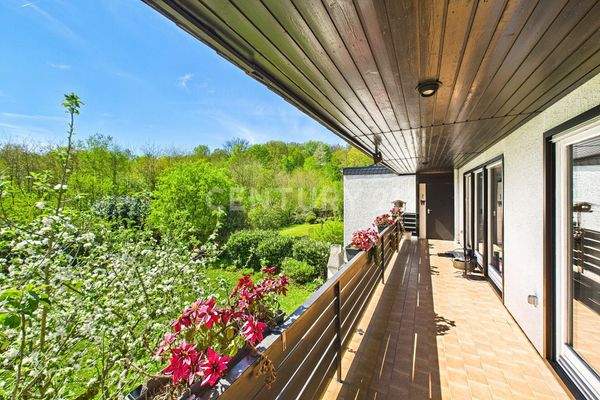 Gegenseite des Balkons