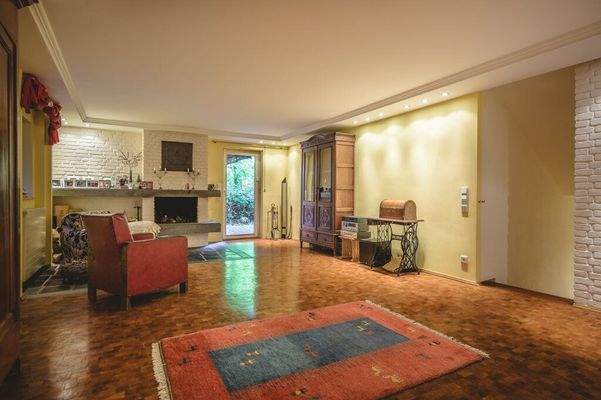 Kaminzimmer Ansicht 1