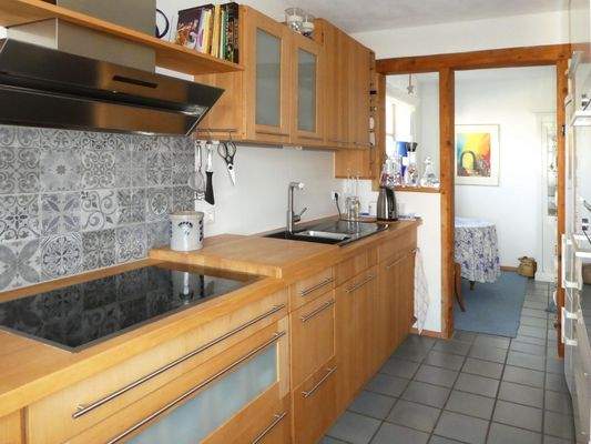 Moderne Vollholzküche