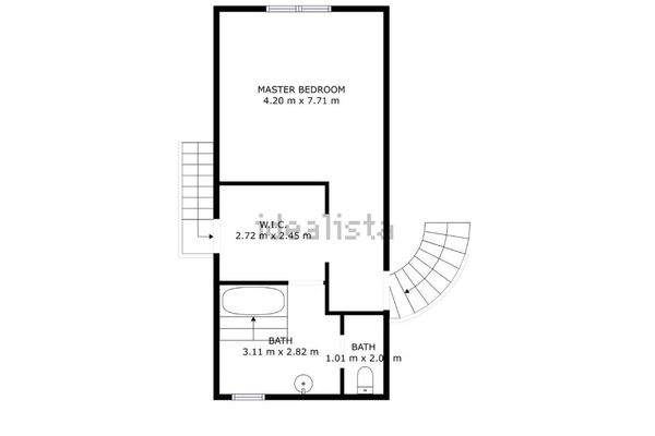 Grundriss Masterbedroom