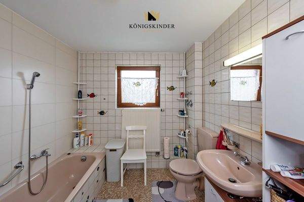 ...hinein ins kuschelige Bad.