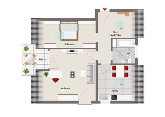 Grundriss (Abb. ähnlich)