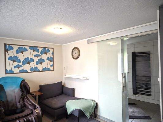 Fernsehzimmer - Schiebetür Duschbad