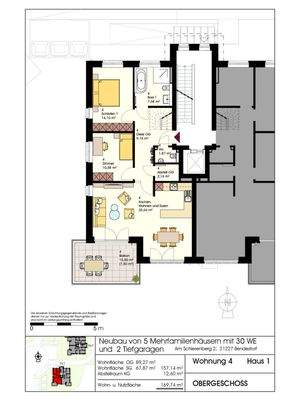 Grundriss Obergeschoss