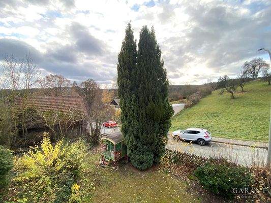 Blick vom Westbalkon