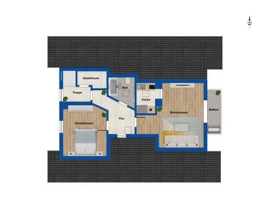 Grundriss Dachgeschoss