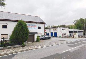 Gewerbe Ansicht von Straße