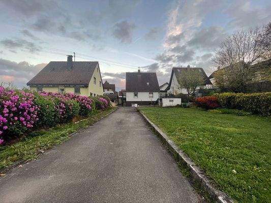 Zufahrt - Hecken visualisiert