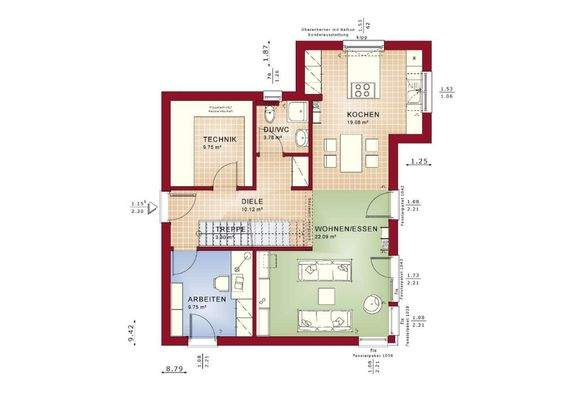 Grundriss Erdgeschoss