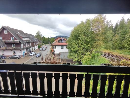 Aussicht vom Balkon