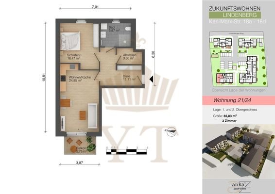 Grundriss WE24