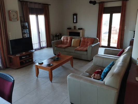 Kreta, Vasilies: Einfamilienhaus mit schöner Aussicht zu verkaufen