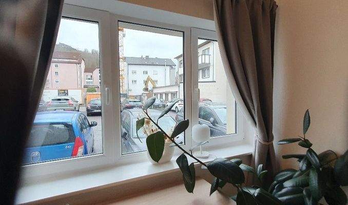 Ausblick zum Parkplatz